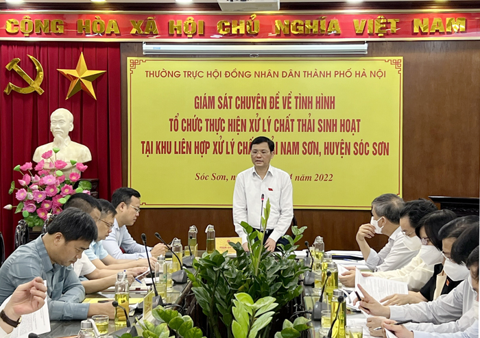 Giải quyết tháo gỡ vấn đề người dân bức xúc liên quan Khu liên hợp xử lý chất thải Sóc Sơn